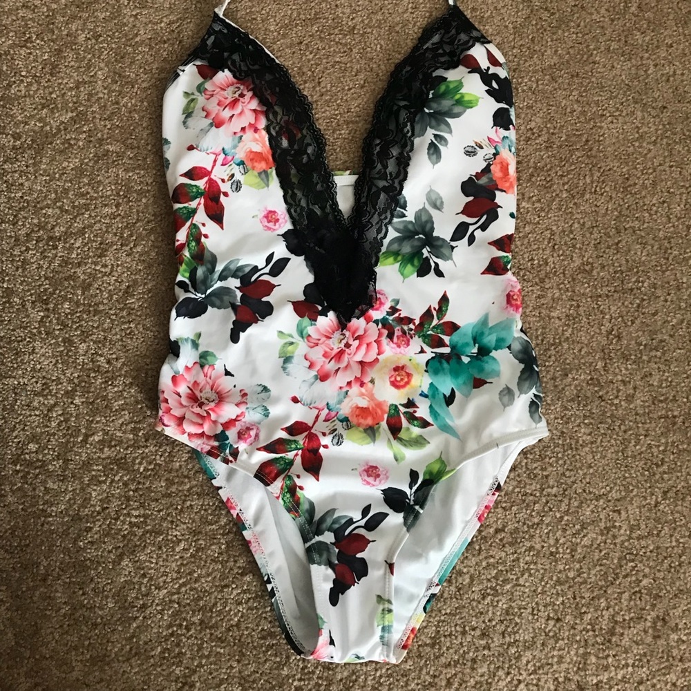 One piece bathing suit